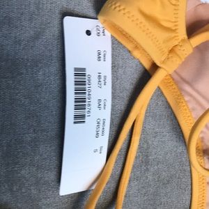 NWT J.Crew SU 18 ‘bright apricot’ playa bikini top